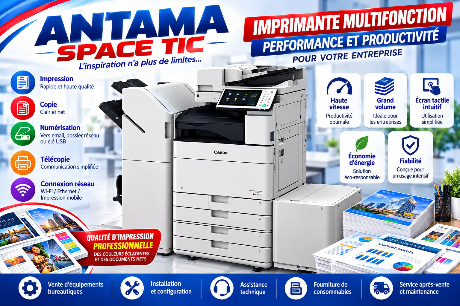 Équipement pour l’impression et le bureau