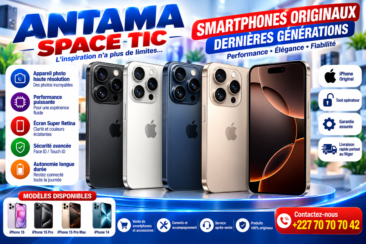 Sélection de smartphones